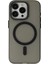 iPhone 15 Pro Max Kılıf Lodos Magneticsafe Mat Kapak - SIYAH-(5796) 1