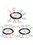 Küre Kesim Kaplan Gözü Doğaltaş Kombinli Kadın Erkek Genç Enerji Bilekliği 3 Lü Set 1