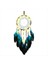 1set Dreamcatcher LED Lamba ile Tüylü Mavi Ağaç, El Yapımı Kızılderililer Duvar Asma Deco Için Geleneksel Dairesel Ağ (Yurt Dışından) 1