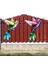 4 Paket Metal Kuş Duvar Sanat Dekoru, Metal Kuşlar Heykel, Dış Hava, Veranda, Bahçe Çit, Arka Bahçe Dekoru (Yurt Dışından) 3