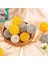 Kase Merkez Parçası Için Dekoratif Toplar, 16PCS Büyük Rattan Topları 2.8 Inç Sarı Hasır Toplar Dekoratif Dal Küreleri Küreler (Yurt Dışından) 5