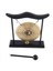 Masaüstü Gong - Feng Shui Pirinç Gong Stand ve Mallet, Hassas Çin Ev Dekoru, Çin Zodyak ile Masaüstü Süsleme (Yurt Dışından) 2