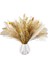 Pampas Çim Dekor 65PCS 17.5 Inç Doğal Kurutulmuş Pampas Bitkileri -Kuffy Kurutulmuş Çiçekler ve Beyaz Pampas ve Doğal Reed Çim (Yurt Dışından) 1