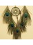 El Yapımı Dreamcatcher Çift Yüzük Dairesel Net Tavus Kuşu Tüy Rüzgar Çanları Araba Iç Kolye Ev Odası (Yurt Dışından) 4