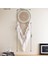 Dokuma Yuvarlak Dream Catcher Yatak Odası Için Tüy Püsküllü Asılı Dekorasyon Ev Dekoru Için Sevimli Kolye, B (Yurt Dışından) 3