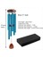 Gümüş Metal Windchime Alüminyum Rüzgar Çantası Rüzgar Çanları 6 Çubuk Çanlar Ev Dekorasyon Zanaat Açık Bahçe Veranda (Yurt Dışından) 4
