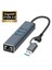 2 Inç Usb/usb-C 1gbps Hub Yerleştirme Istasyonu USB-RJ45 1000MBPS Adaptör USB 3.0 Hub Gigabit Ağ Kartı Dock Uzantısı (Yurt Dışından) 4