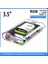 2.5inch 3.5inch Sata HDD Harici Sabit Sürücü Kılıfı Rgb Sata Sabit Sürücü Muhafaza Pc Lapop Eu Fişi Için Hızlı Adaptör (Yurt Dışından) 2