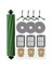 Irobot Roomba Plus 505 Combo Robot/plus 405 Combo Robot Vakumlu Rulo Fırça Toz Torbaları Paspas Pedleri Için Yedek Parçalar (Yurt Dışından) 1