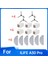 Ilıfe A30 Pro Vakum Süpürgesi Aksesuarları Için 16 Adet Yan Fırça Paspas Pedi Toz Torbası (Yurt Dışından) 5