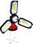 P-8801 Şarjlı Katlanabilir 3xcob Led+ 3w Led Çok Fonksiyonlu Kamp Feneri 6