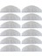12PCS Eufy L60 /L50 Serisi Robot Vakum Temizleyici Yedek Yedek Parçalar Yıkanabilir Paspas Ped (Yurt Dışından) 1