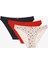 Çok Renkli Happy Deers 3lü Slip Külot 8