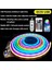 DC5V Rgbıc LED Şerit Işıkları Neon Ip Işığı Müzik Senkronizasyonu Dıy Rgb Atmosferi Ev Dekor Için Işık Şerit Bant 5 Metre (Yurt Dışından) 2