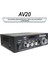Av-20 Hifi Dijital Amplifikatör 2 Kanal 2 0 Bluetooth Çevresel Ses Amp Hoparlör Ev Araba Sineması Karaoke Ab Fiş (Yurt Dışından) 4