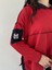 Ozgn Kadın Kırmızı Kapşonlu Etek Ucu Detay Arma Ters Dikiş Gorunumlu Ikili Takım 10