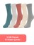 %100 Pamuk Birinci Kalite Penye Çorap Seti -Kadın 5'li Çorap Seti 1