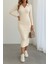 Ozgn Kadın Uzun Kollu Triko Elbise 3