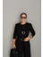 Siyah Vatkalı Bluz Pantolon Takım 1