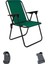 Litea Kamp Sandalyesi Katlanır Piknik Sandalye ve Bardaklık Yeşil 1