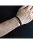 Uzunluk Ayarlı Siyah Renk Çelik Erkek Hasır Bileklik 3