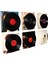 Siyah Vinil Plak Rafı Duvar Montajı 6'lı Paket, Vinil Tutucu Duvar, Akrilik Albüm Plak Tutucu Ekranı (Yurt Dışından) 5