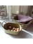 El Yapımı Dokuma Saklama Sepeti Hasır Gıda Kabı Makyaj Düzenleyici Rattan Ekmek Meyvesi Kabı Tutucu (M, 27X17X11CM) (Yurt Dışından) 5