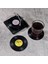 Yaratıcı Içecek Bardak Altlıkları 6'lı Set Vintage CD Bardak Altlıkları Müzik Severler Için Vinil Plaklar, Ev Hediyeleri Stil 1 (Yurt Dışından) 3
