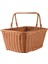 Dayanıklı Yapay Rattan El Yapımı Taşınabilir Piknik Sepeti Rattan Dokuma Süpermarket Alışveriş Sepeti Rattan Sepet (Yurt Dışından) 1
