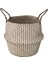 Adet Saklama Sepeti Çamaşır Sepeti Hasır Rattan Asılı Çiçek Saksısı Katlanabilir Çok Amaçlı Çiçek Sepetleri (Yurt Dışından) 2