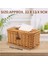 Rattan Dikdörtgen Mendil Kutusu Kapağı - Boho Dekoratif Dokuma Mendillik, Ev Için Vintage Çiftlik Evi Mendil Kutusu (Yurt Dışından) 4