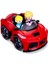 Sesli ve Işıklı Ferrari Zıplayan Figürlü Araba - Kırmızı 2