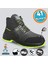 Iş Güvenlik Ayakkabısı 41 Numara Süet Delikli Nefes Alan Çelik Burunlu Inşaatçı Tekstil Ayakkabı Bot 1