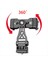 Metal Telefon Tutucu Soğuk Ayakkabı Dağı 360° Dönebilen 1/4 3/8 Arrı Delik Akıllı Telefon Için Dikey Çekim Dslr Kelepçe (Yurt Dışından) 3
