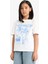 Kız Çocuk Relax Fit Palmiye Baskılı Bisiklet Yaka Kısa Kollu Tişört E0390A825SM 15