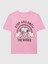 Kız Çocuk Pembe Grafik Baskılı Tunik T-Shirt 1
