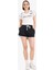 Regular Fit Beli Lastikli Bağcıklı Kalın Mini Şort A6224AX25SM 6