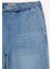 Yüksek Bel Geniş Paça Uzun Yumuşak Jean Pantolon E1703AX25SM 18