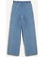 Yüksek Bel Geniş Paça Uzun Yumuşak Jean Pantolon E1703AX25SM 19