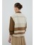 Yün Karışımlı V Yaka Yelek Camel - Bej K2617019_668 2
