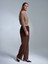72209 Beli Lastikli Pantolon-Kahve 3