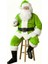 Açık Yeşil Noel Baba Kostümü Yetişkin 3