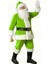 Açık Yeşil Noel Baba Kostümü Yetişkin 4