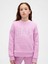 Kız Çocuk Pembe Grafik Gap Logo Sweatshirt 1