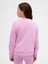Kız Çocuk Pembe Grafik Gap Logo Sweatshirt 4