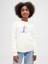 Kız Çocuk Krem Grafik Gap Logo Sweatshirt 1