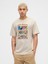 Erkek Bej Wb™ Everyday Soft Relaxed Grafik T-Shirt 1