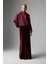 Kadife Beli Lastikli Maksi Boy Etek Bordo K2615067_008 1