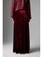 Kadife Beli Lastikli Maksi Boy Etek Bordo K2615067_008 2
