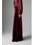 Kadife Beli Lastikli Maksi Boy Etek Bordo K2615067_008 3